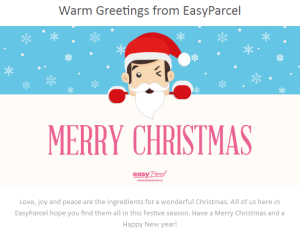 Christmas Greeting from EasyParcel