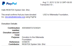 MOBITEK Supports Wikimedia Foundation